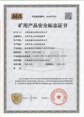 YBS-11安标證(660/1140V)